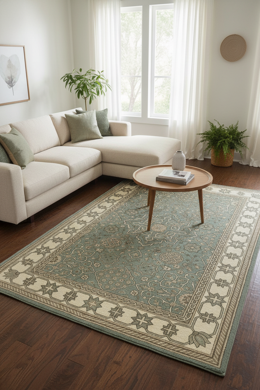 Elegant Persian-Inspired Area Rug