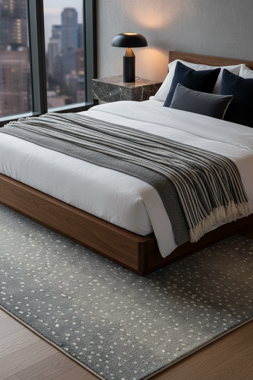 Modern Grey Area Rug