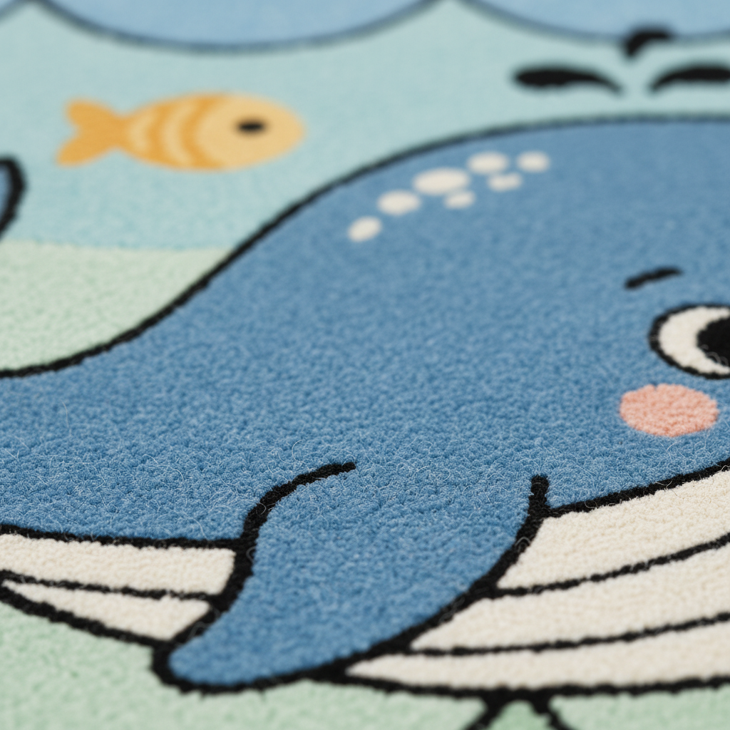 Whale & Fish Kids Rug
