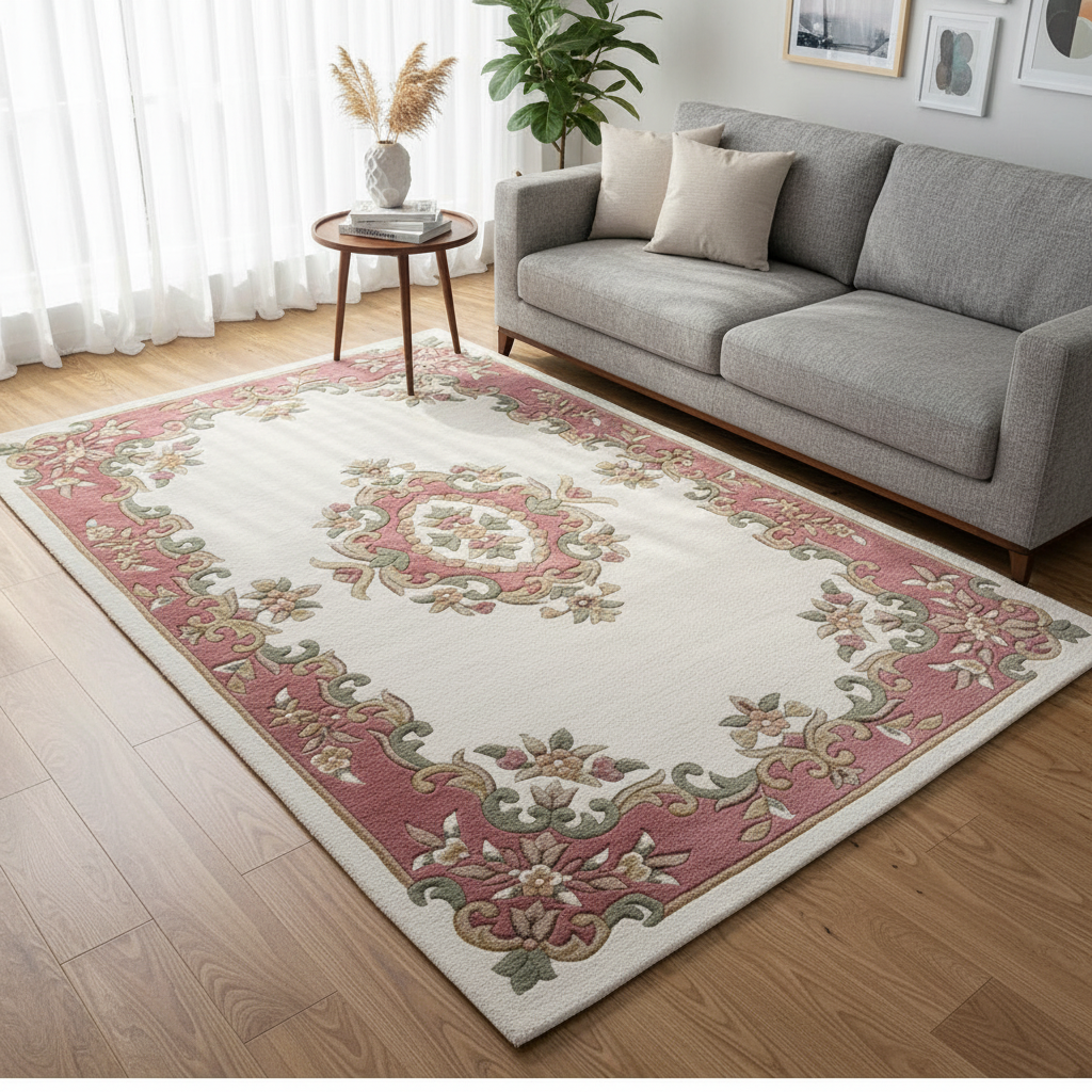 Floral Medallion Area Rug