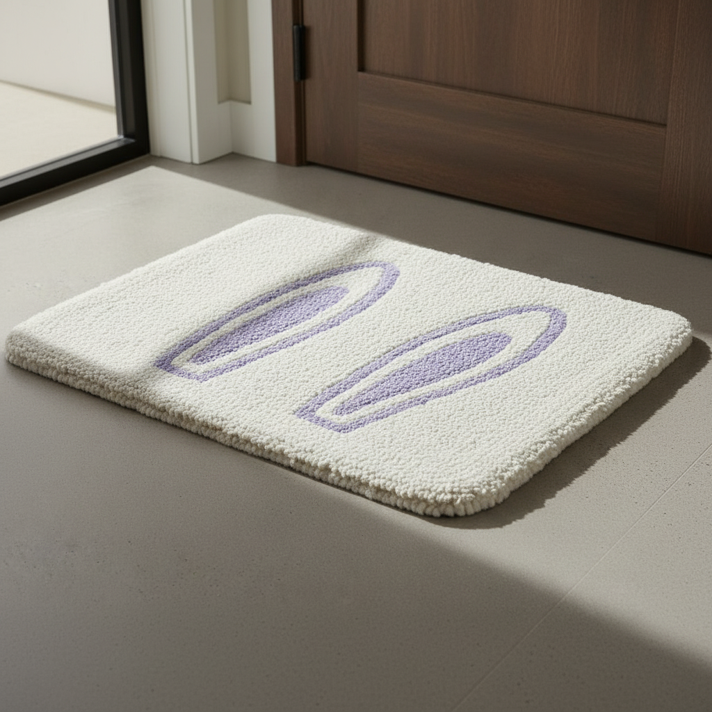 Cozy Footprint Bath Mat