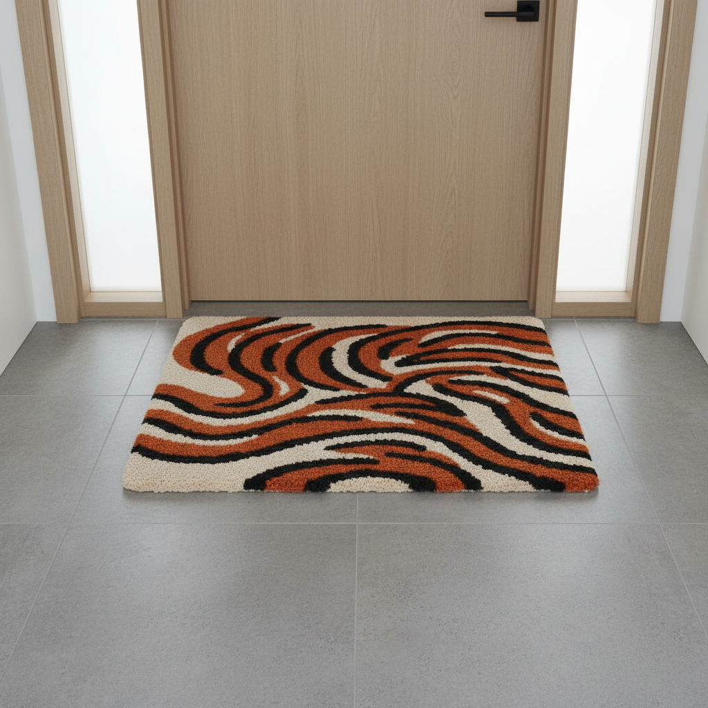 Retro Swirl Doormat