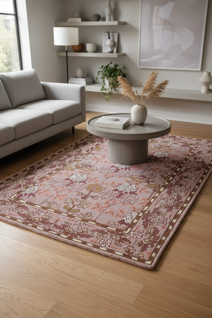Floral Area Rug