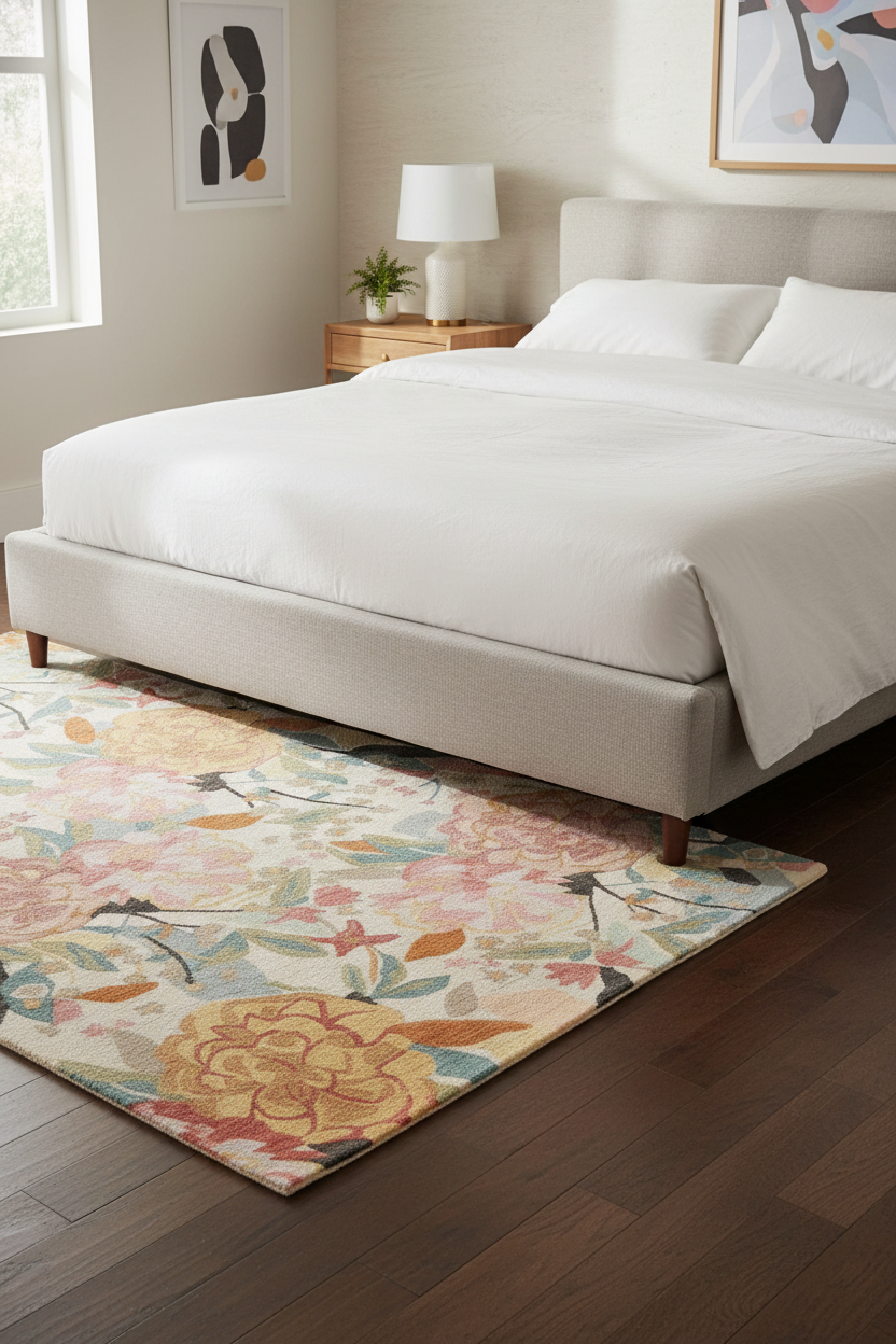 Floral Modern Area Rug