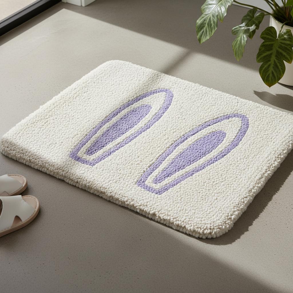 Cozy Footprint Bath Mat