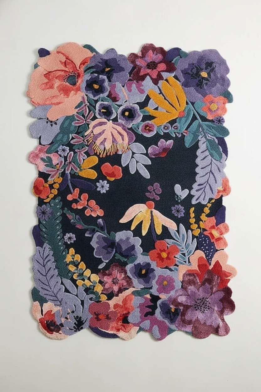 Multicolor Abstract Rug