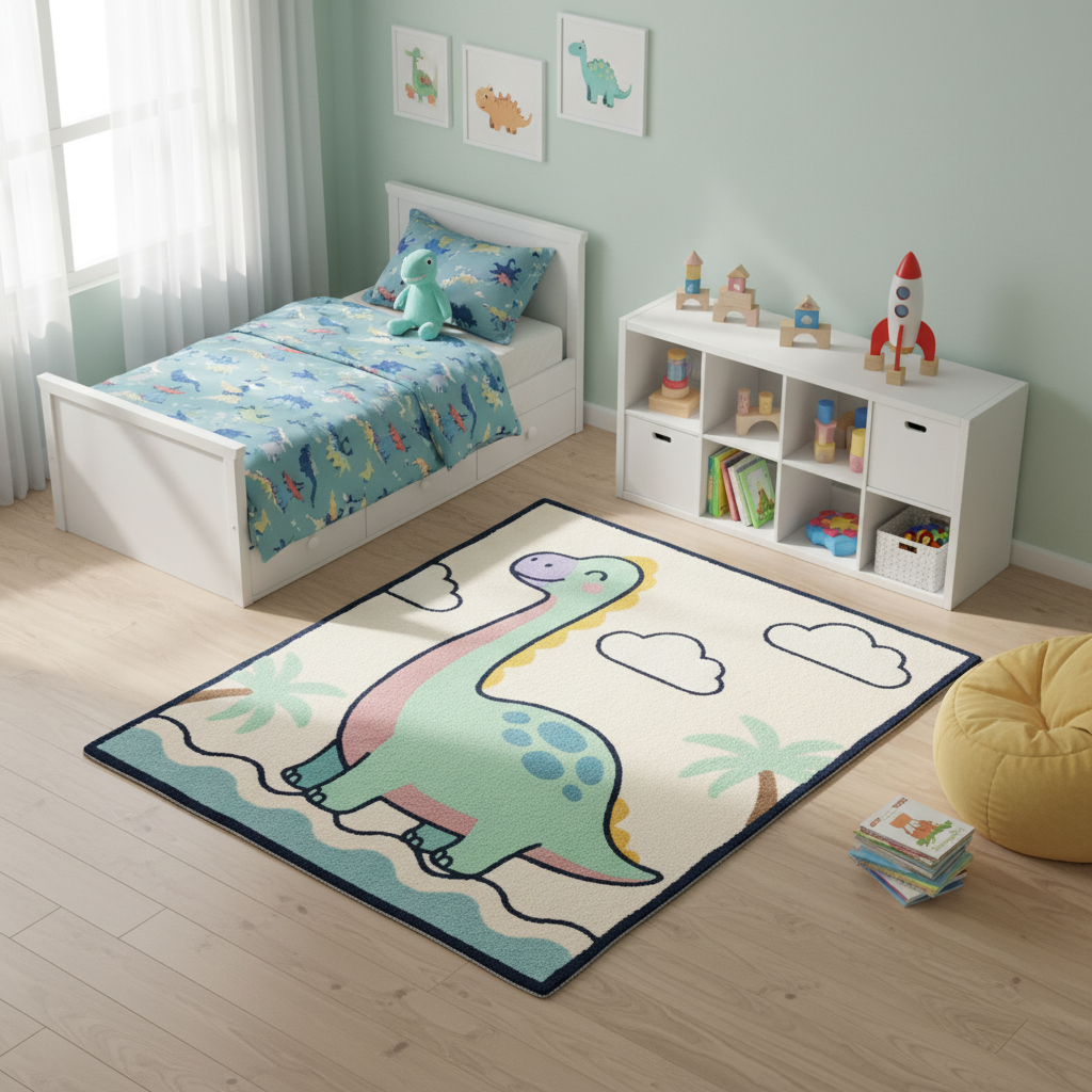 Dinosaur Kids Area Rug