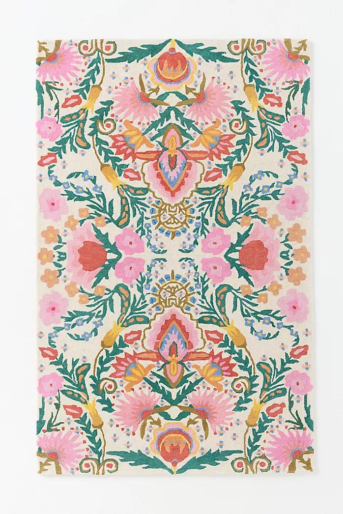 Floral Medallion Area Rug