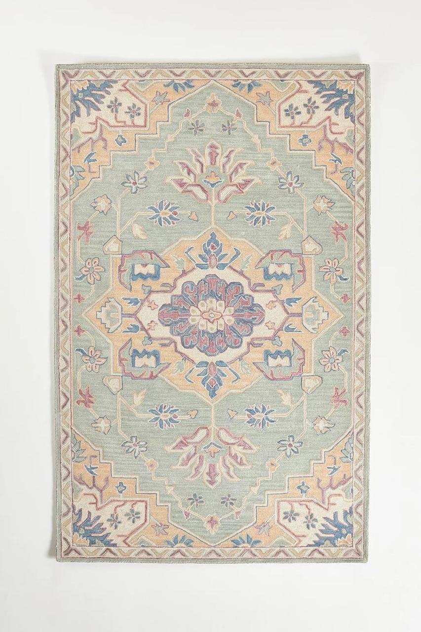 Floral Medallion Area Rug