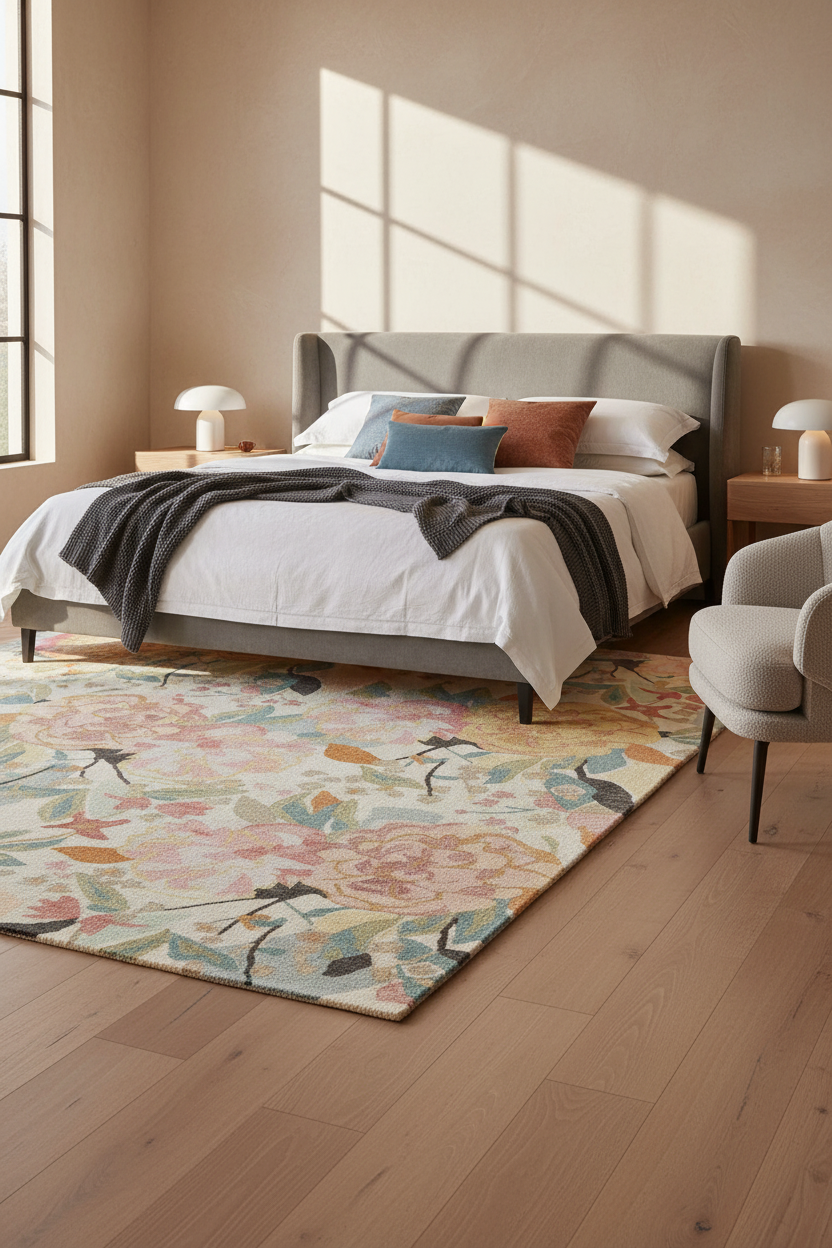 Floral Modern Area Rug