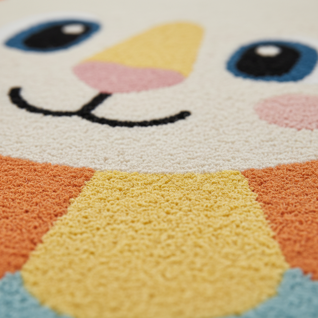 Lion Face Kids Rug