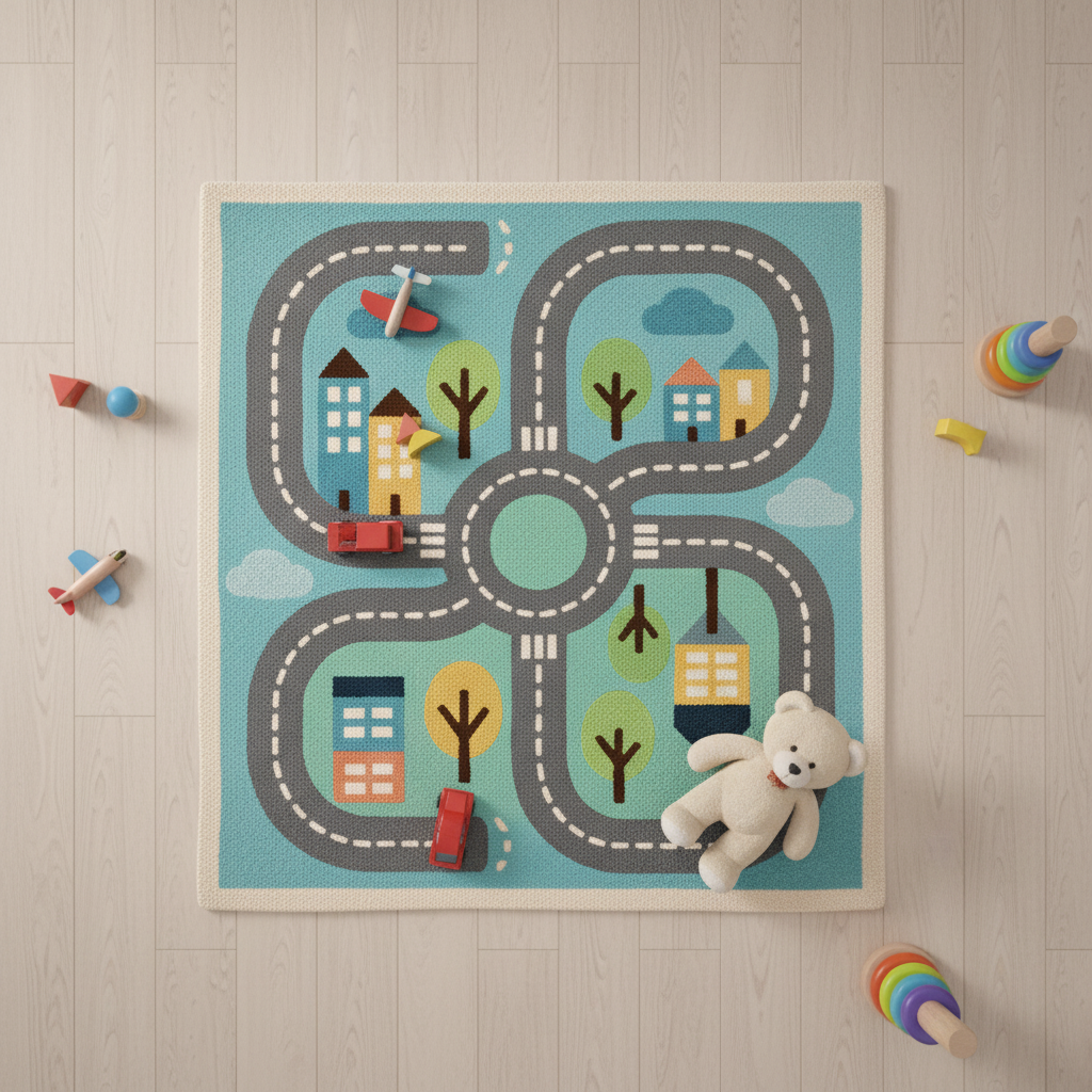 Kid's Play Road Rug