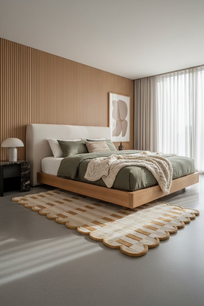 Modern Wooden Bed Frame