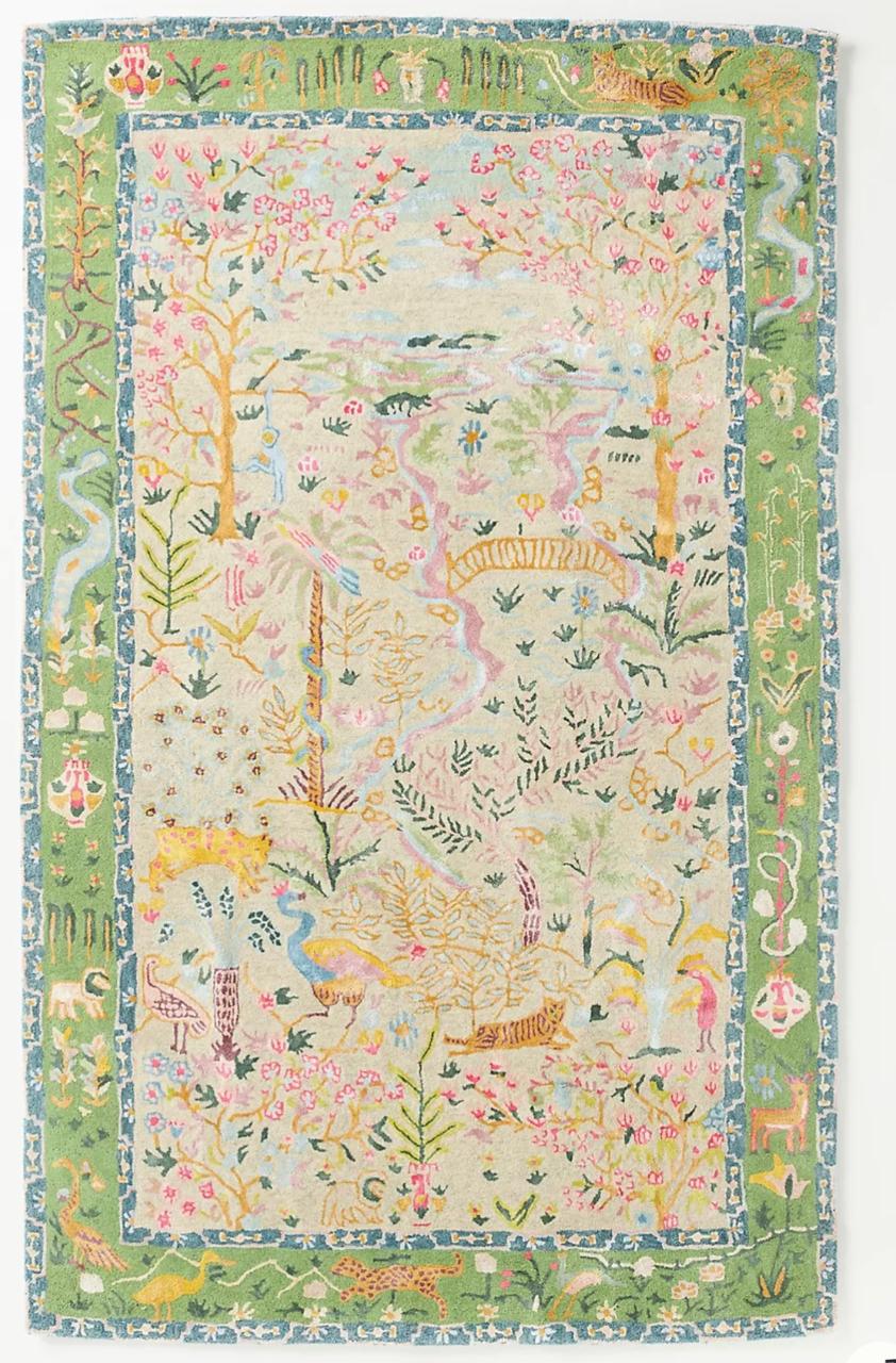 Handwoven Bohemian Area Rug