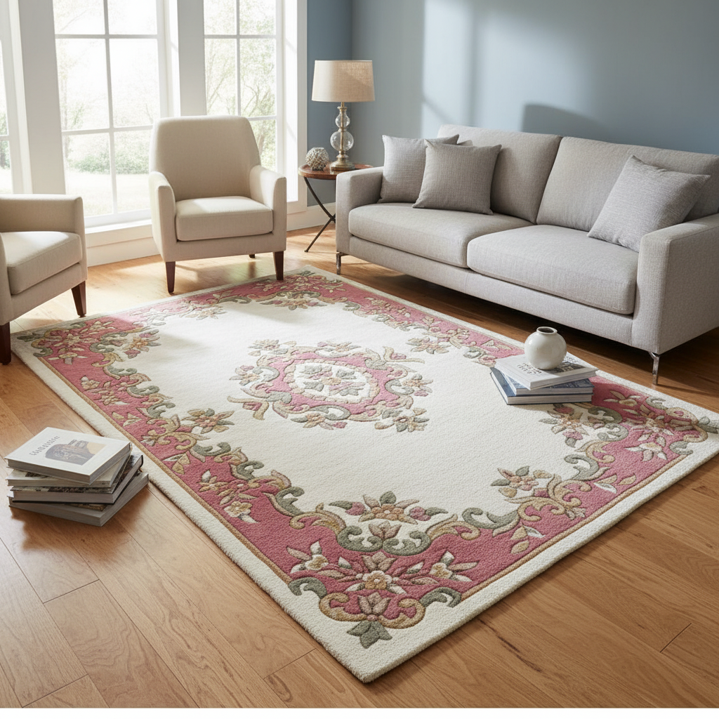 Floral Medallion Area Rug