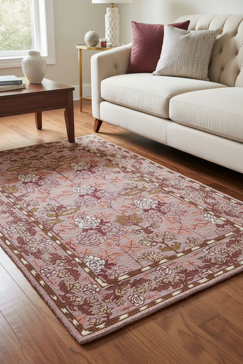 Floral Area Rug
