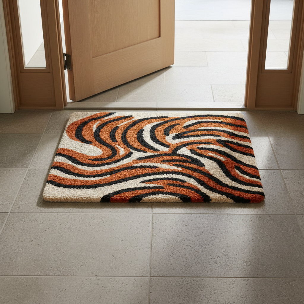 Retro Swirl Doormat