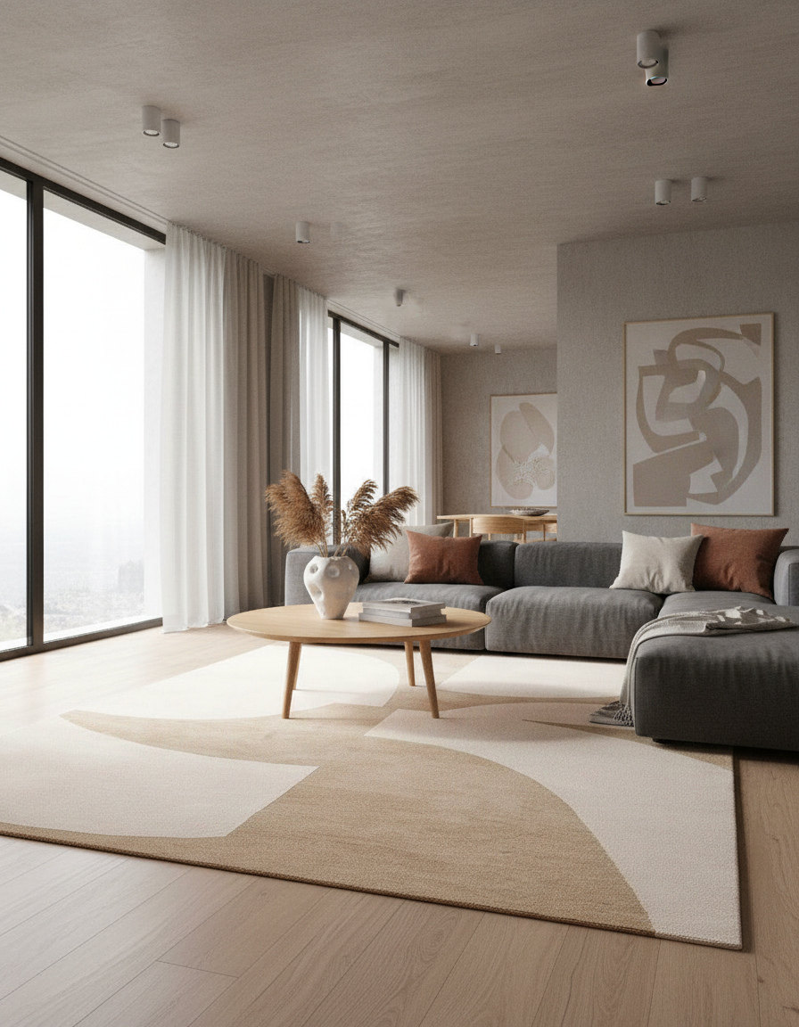 Modern Abstract Area Rug