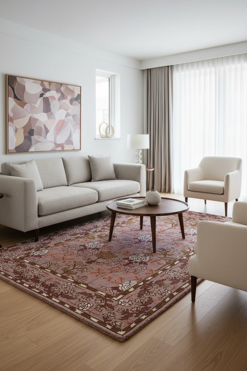 Floral Area Rug