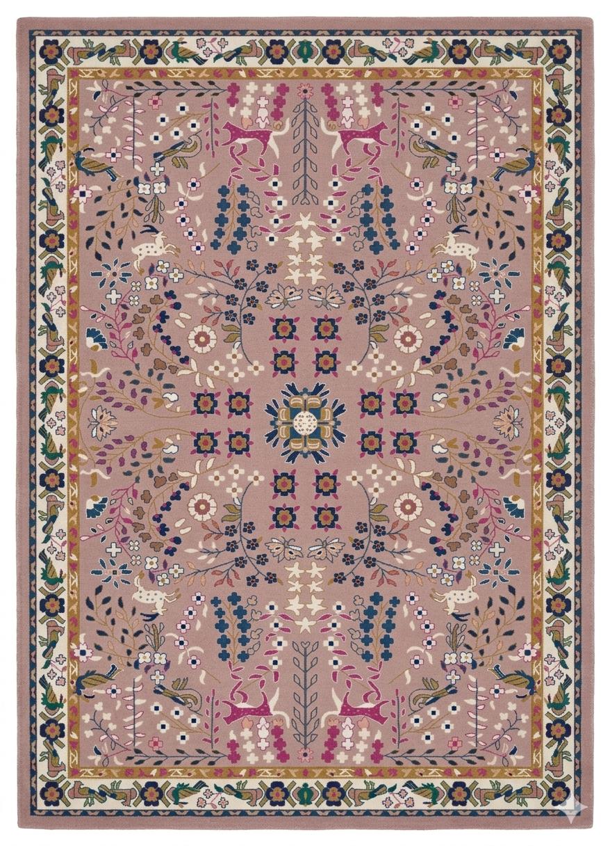 Vintage Floral Area Rug