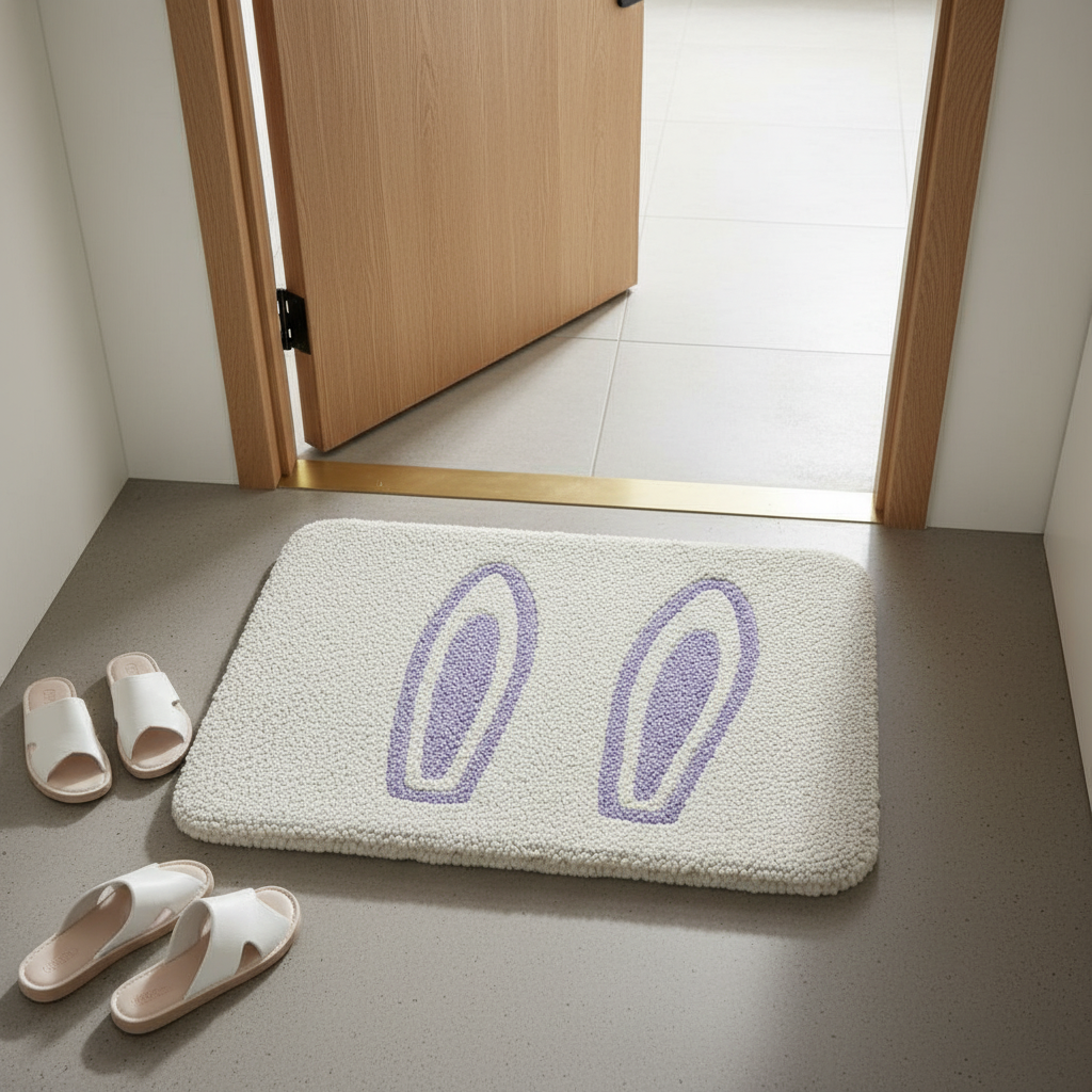 Cozy Footprint Bath Mat