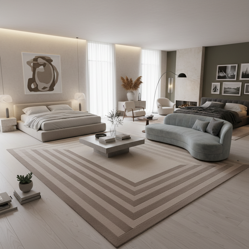 Modern Geometric Area Rug
