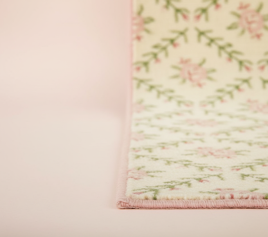 Floral Pattern Area Rug