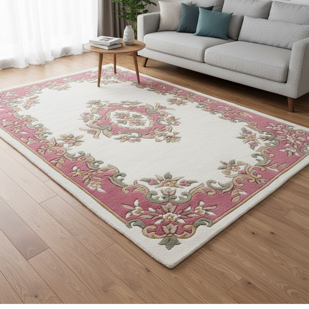 Floral Medallion Area Rug