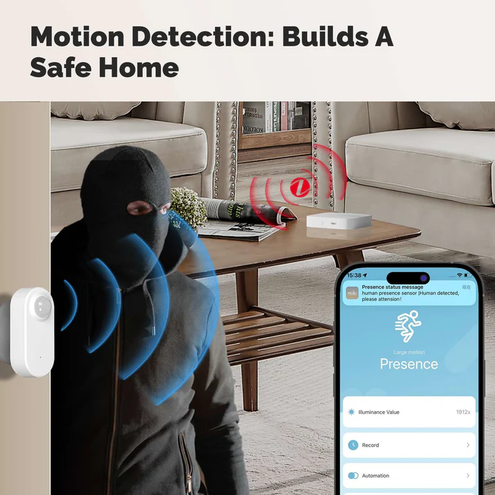 MOES ZigBee Human Presence Sensor with PIR (ZSS-HP05-A)