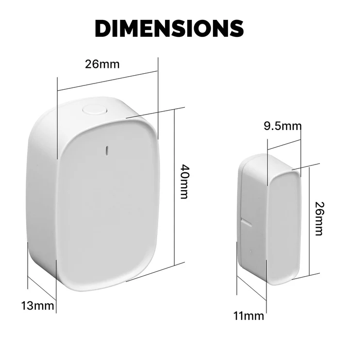 MOES ZigBee Door/Window Magnetic Contact Sensor (ZSS-S01-GWM-C)