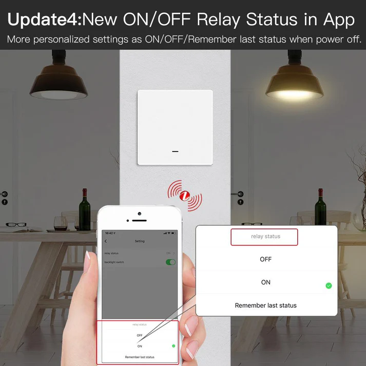 MOES ZigBee 3.0 B-Series Smart Switch 