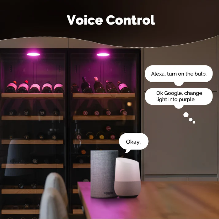 MOES ZigBee Smart LED Bulb RGB+WW, 6W, GX53 (ZB-TD6-RCW-GX53)