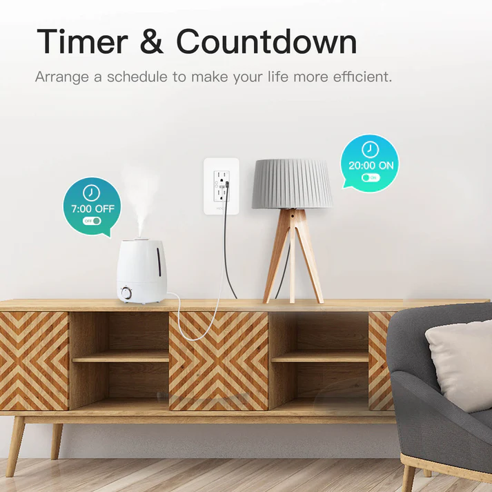 Universal Wall Socket With USB Type C