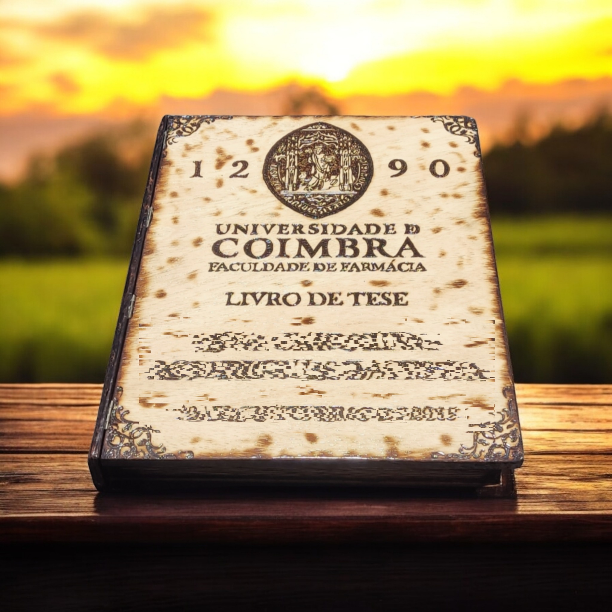 Lembrança de Madeira Personalizada