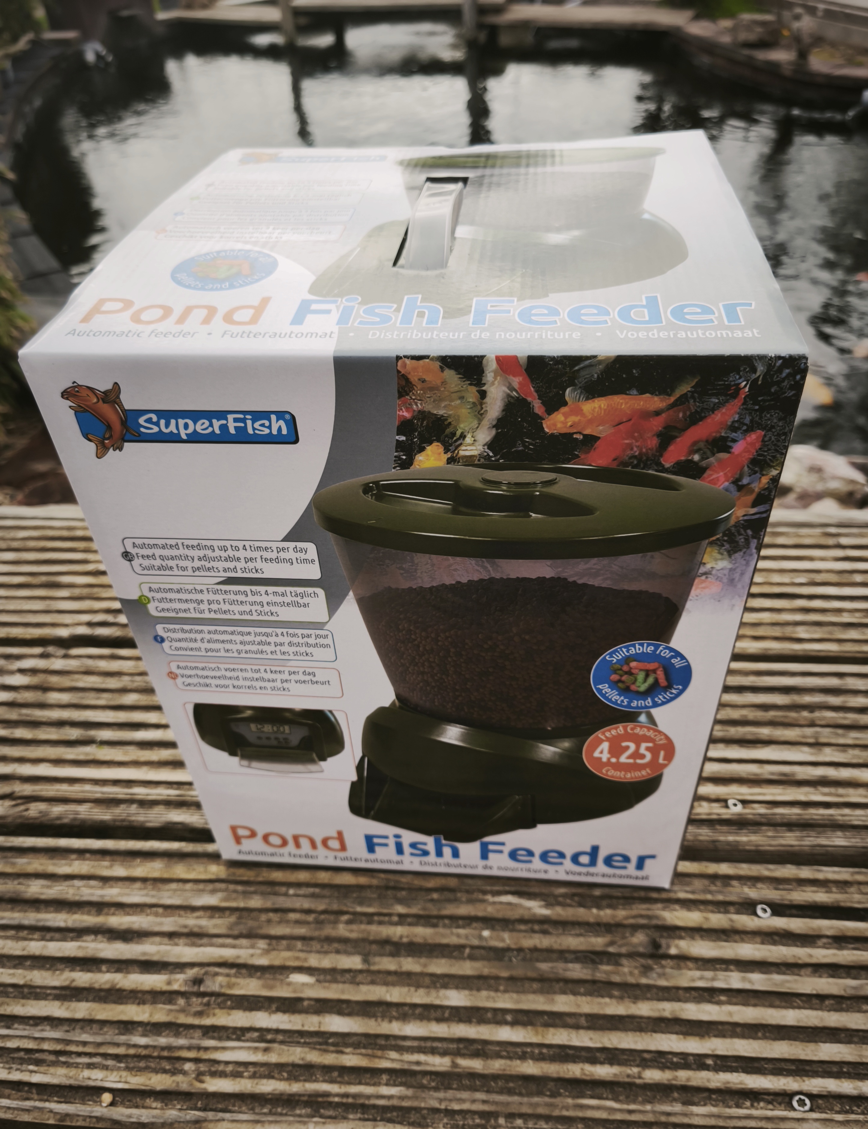 Futterautomat SuperFish Pond Fish Feeder