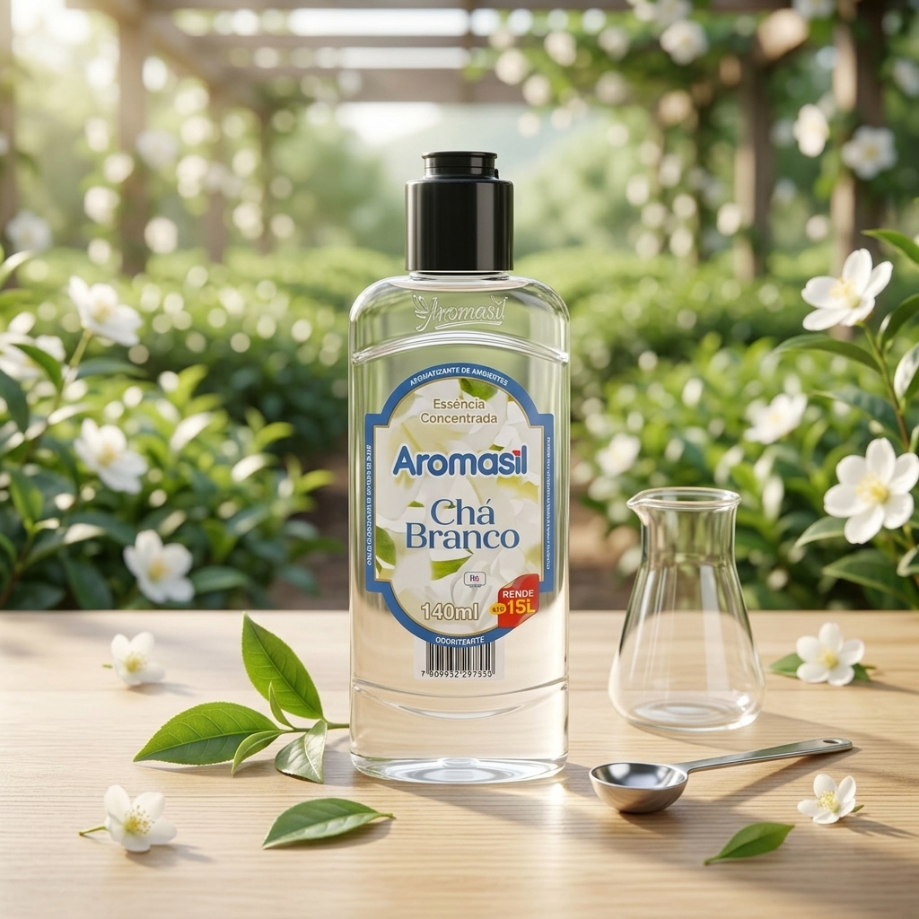 Aromatizante Concentrado Aromasil Chá Branco 140ml 