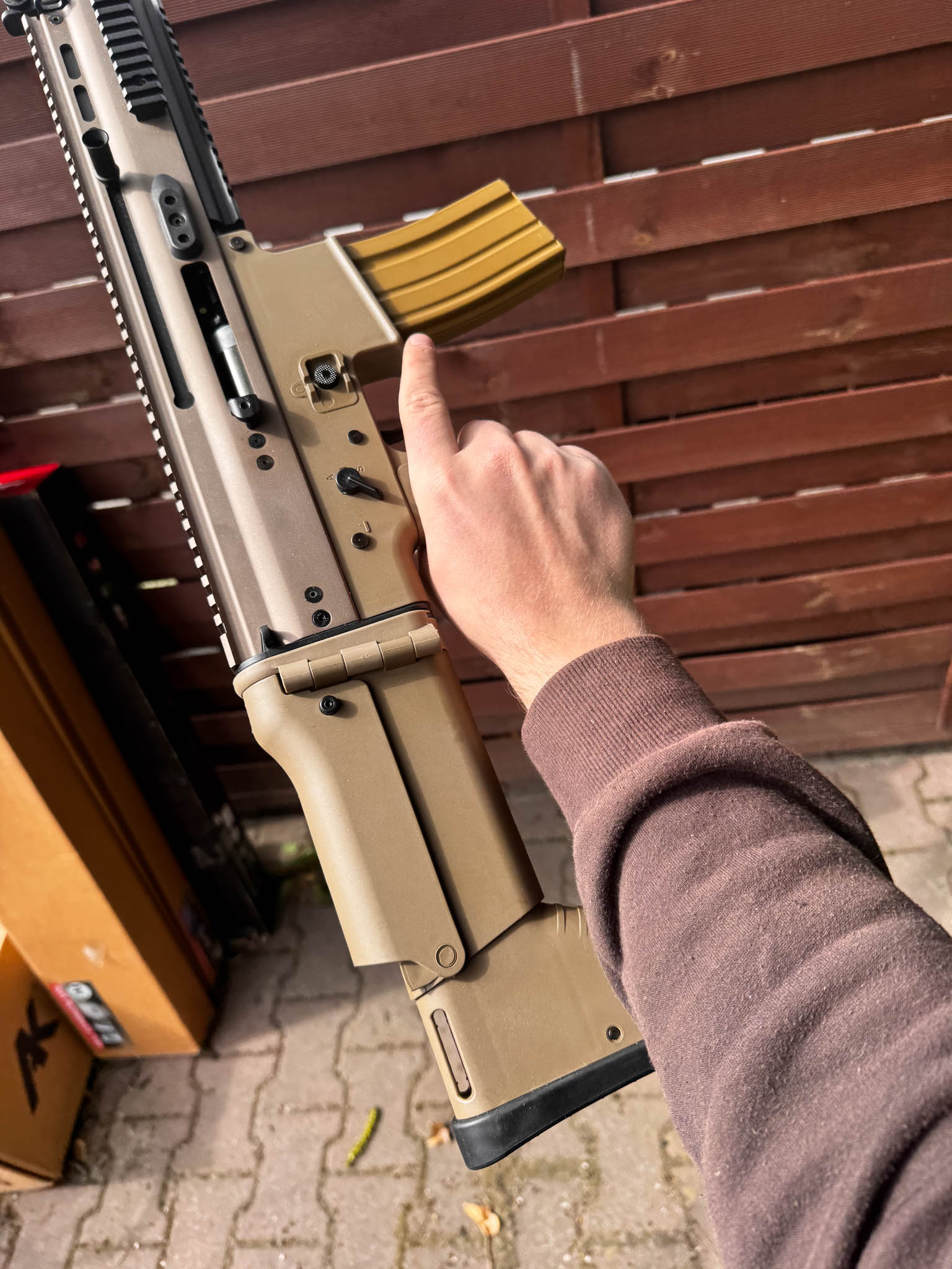 Karabinek SC-01 - Tan Double Bell