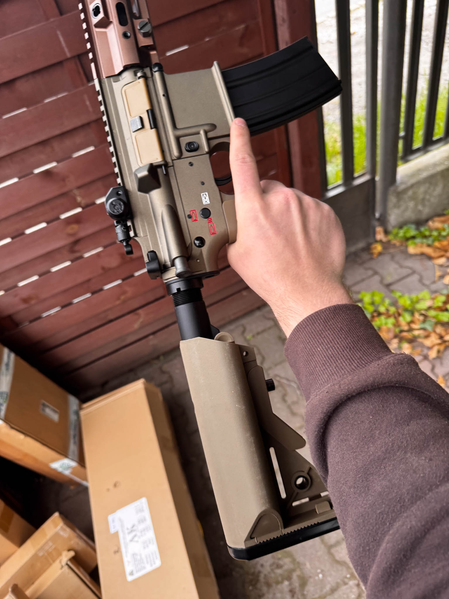 Karabinek 812S - Tan Double Bell