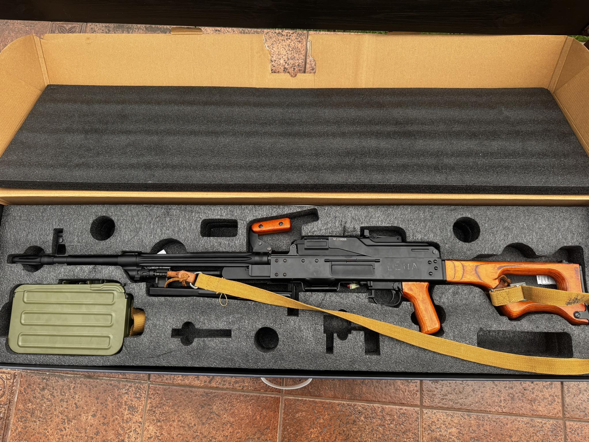 AK-PKM - replika używana, test