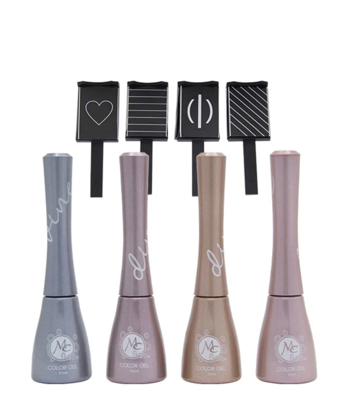 Kit de 4 gel semipermanente