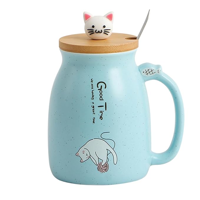 Cute Cat-Themed Ceramic Mug