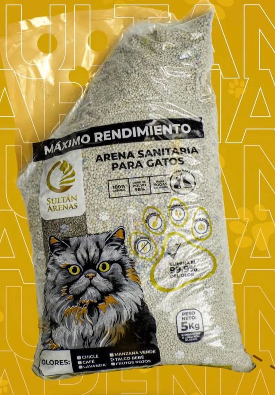 Arena Sanitaria para Gatos