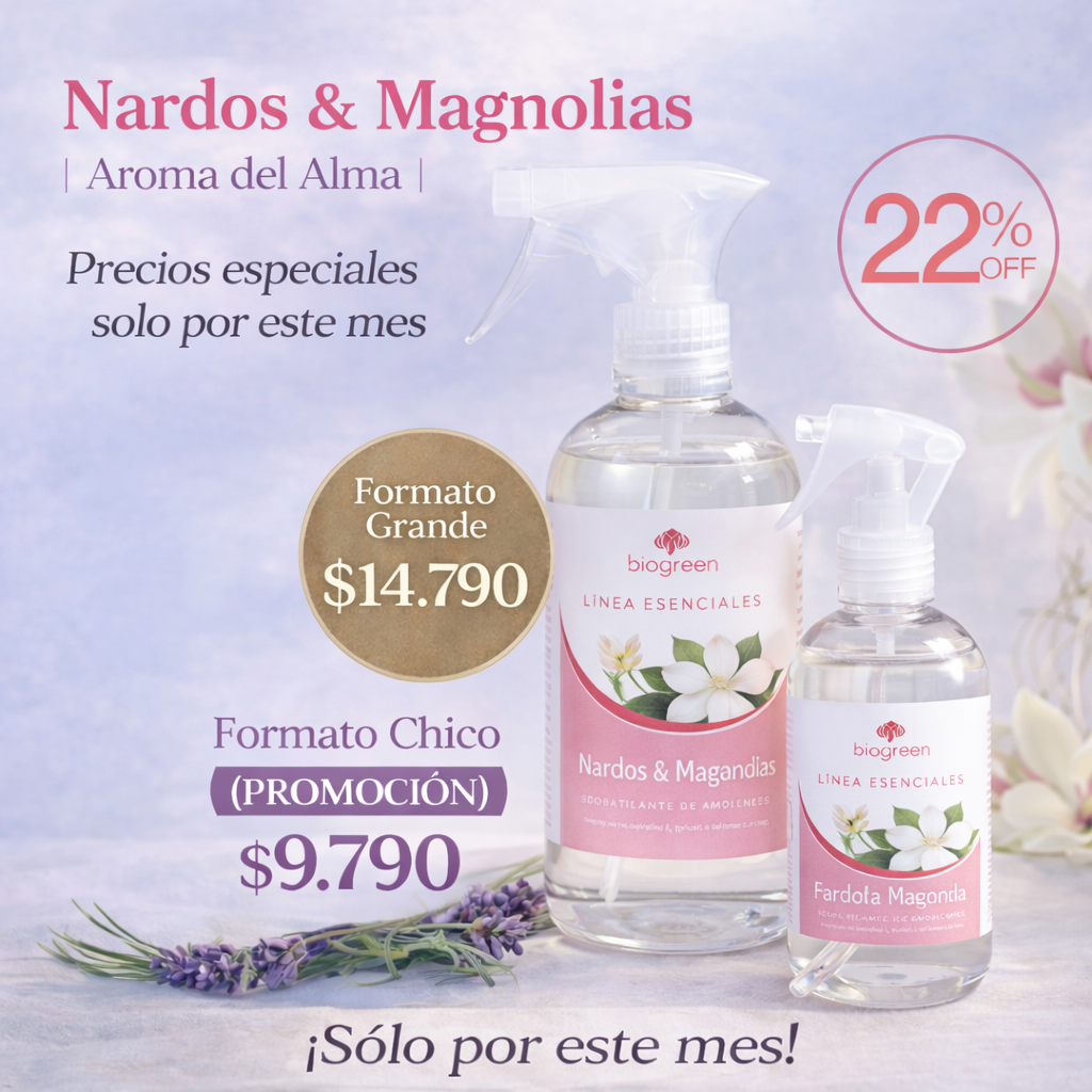 🌸✨ Nardos & Magnolias | Aromas del Alma | 500 ML ✨🌸