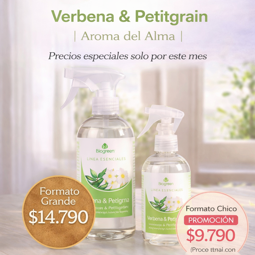 🍃✨ Verbena & Petitgrain | Aromas del Alma | 500 ML ✨🍃