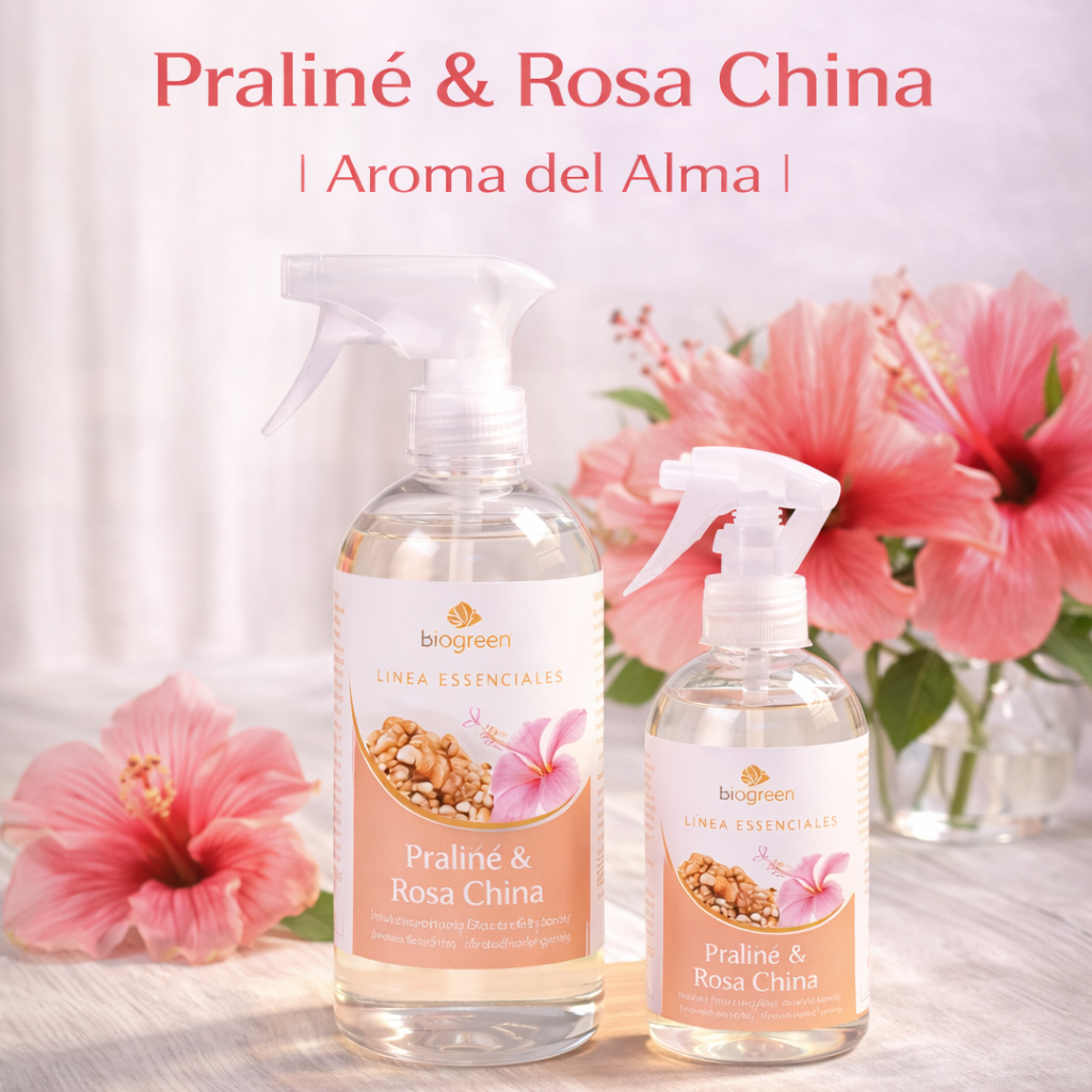 🌸✨ Praliné & Rosa China | Aromas del Alma | 500 ML ✨🌸