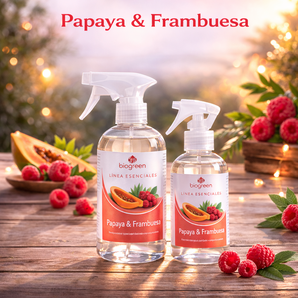 🍓🥭✨ Papaya & Frambuesa | Aromas del Alma | 500 ML ✨🍓🥭