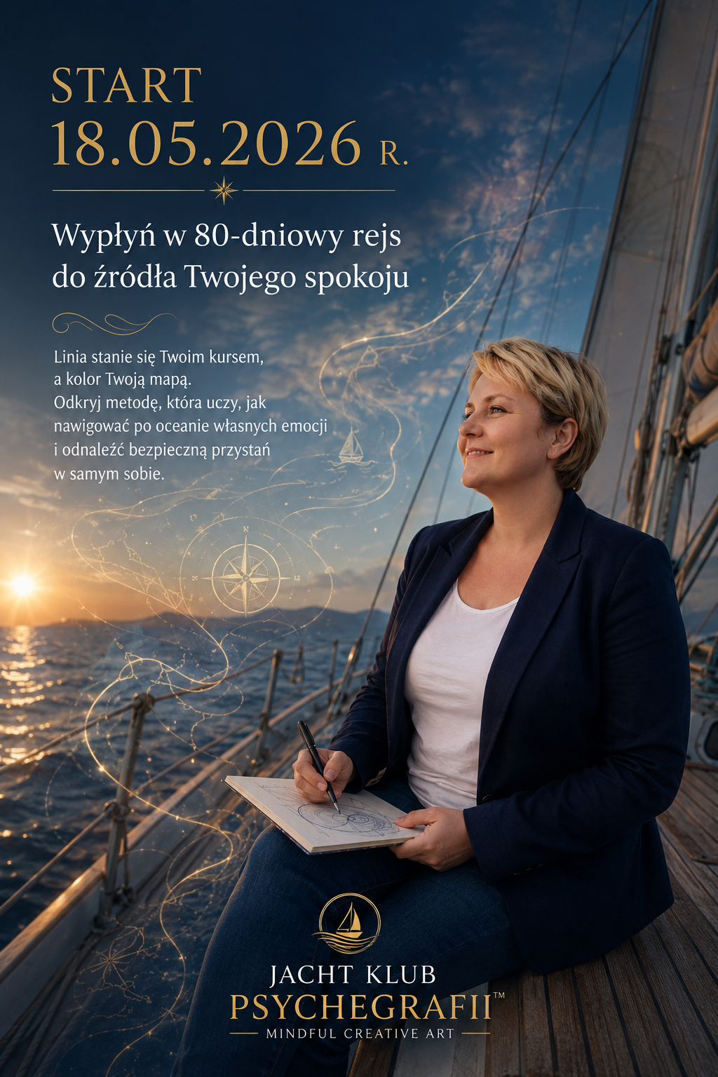 80-dniowy rejs w Jacht Klubie Psychegrafii