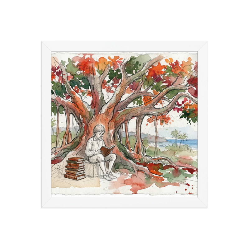 Alexander Hamilton "The 34 Books" Framed poster