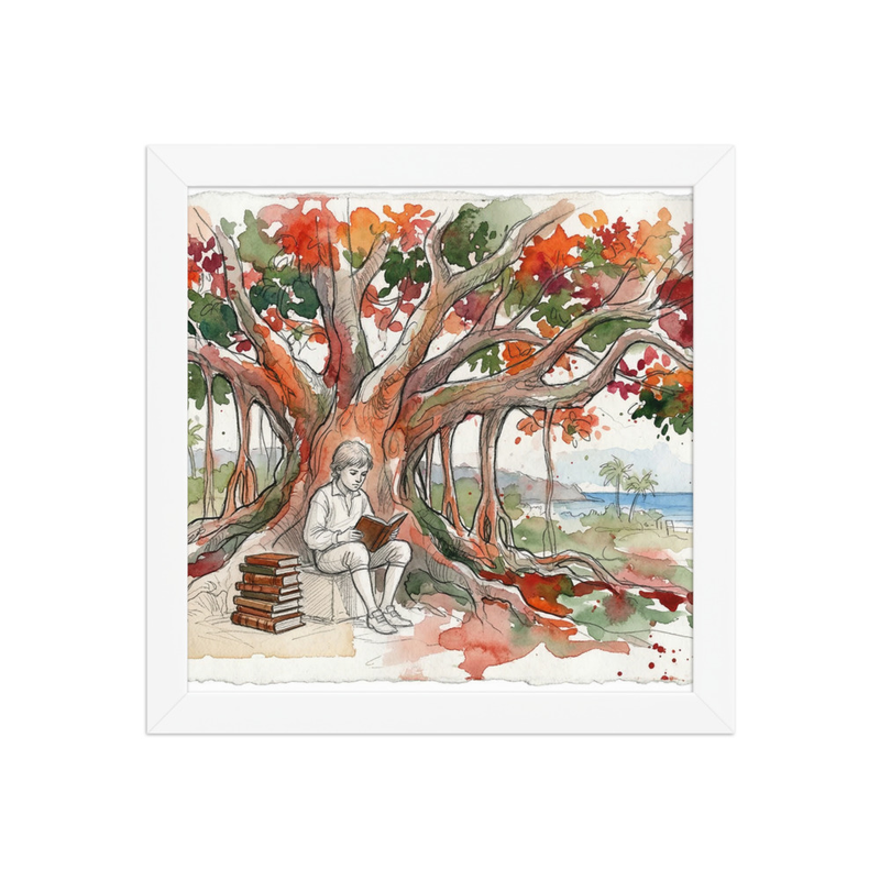 Alexander Hamilton "The 34 Books" Framed poster