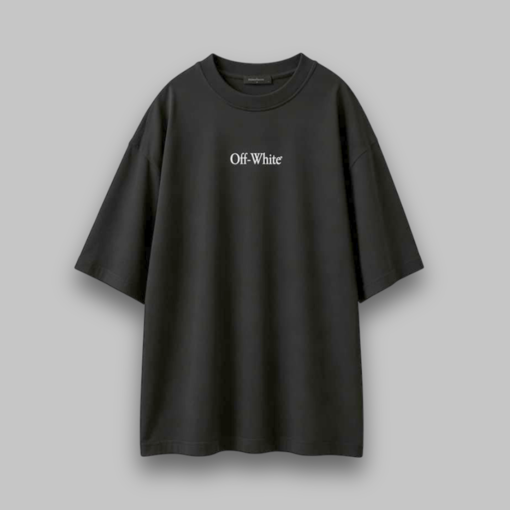 Camiseta Oversized Off-White Preto